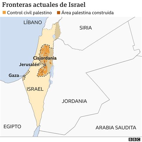 israel e palestina mapa